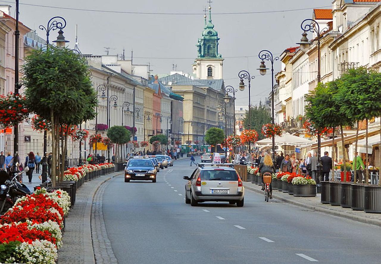 Elegant Apartment Warsaw Promenade Bagian luar foto